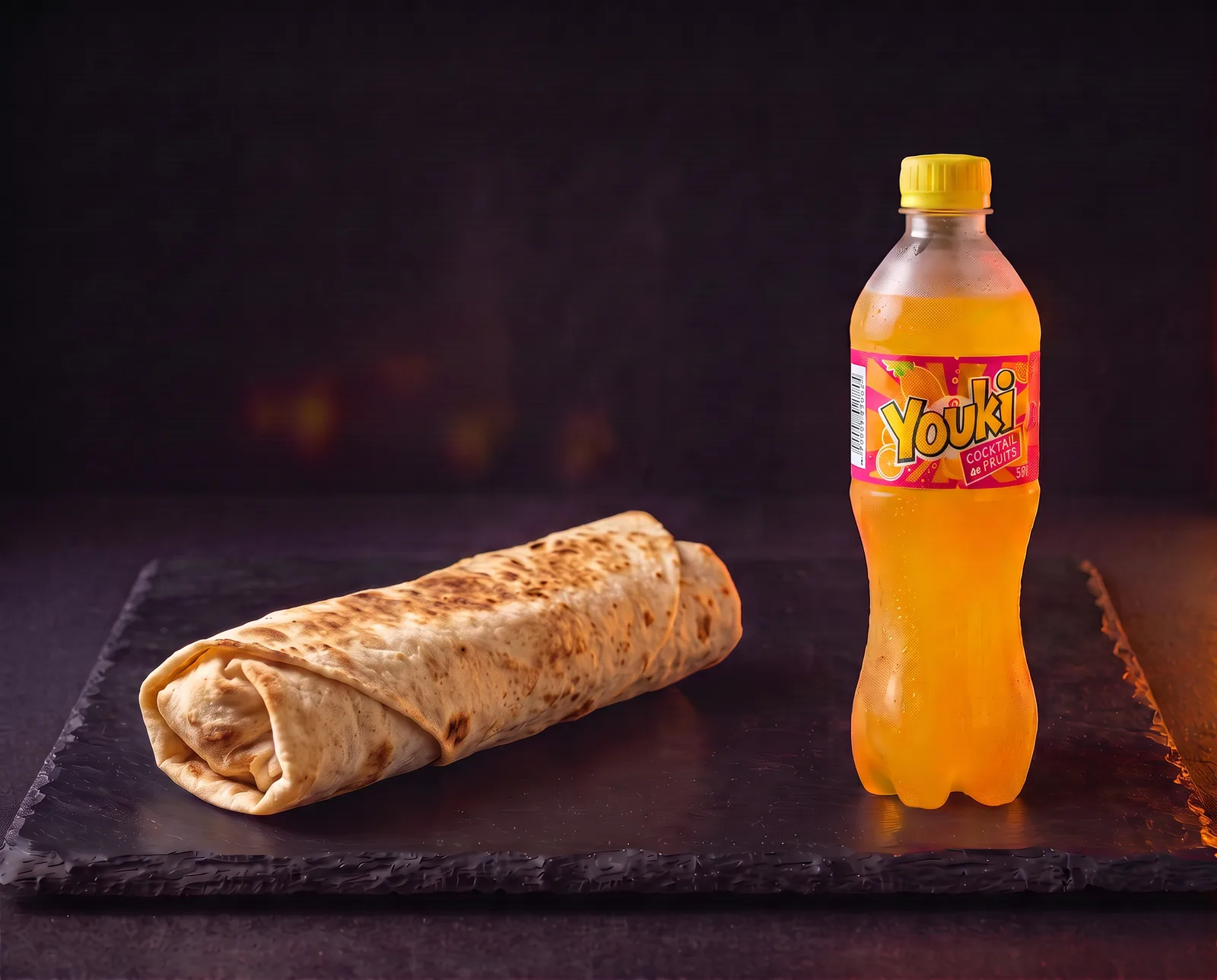 Menu chawarma et boisson
